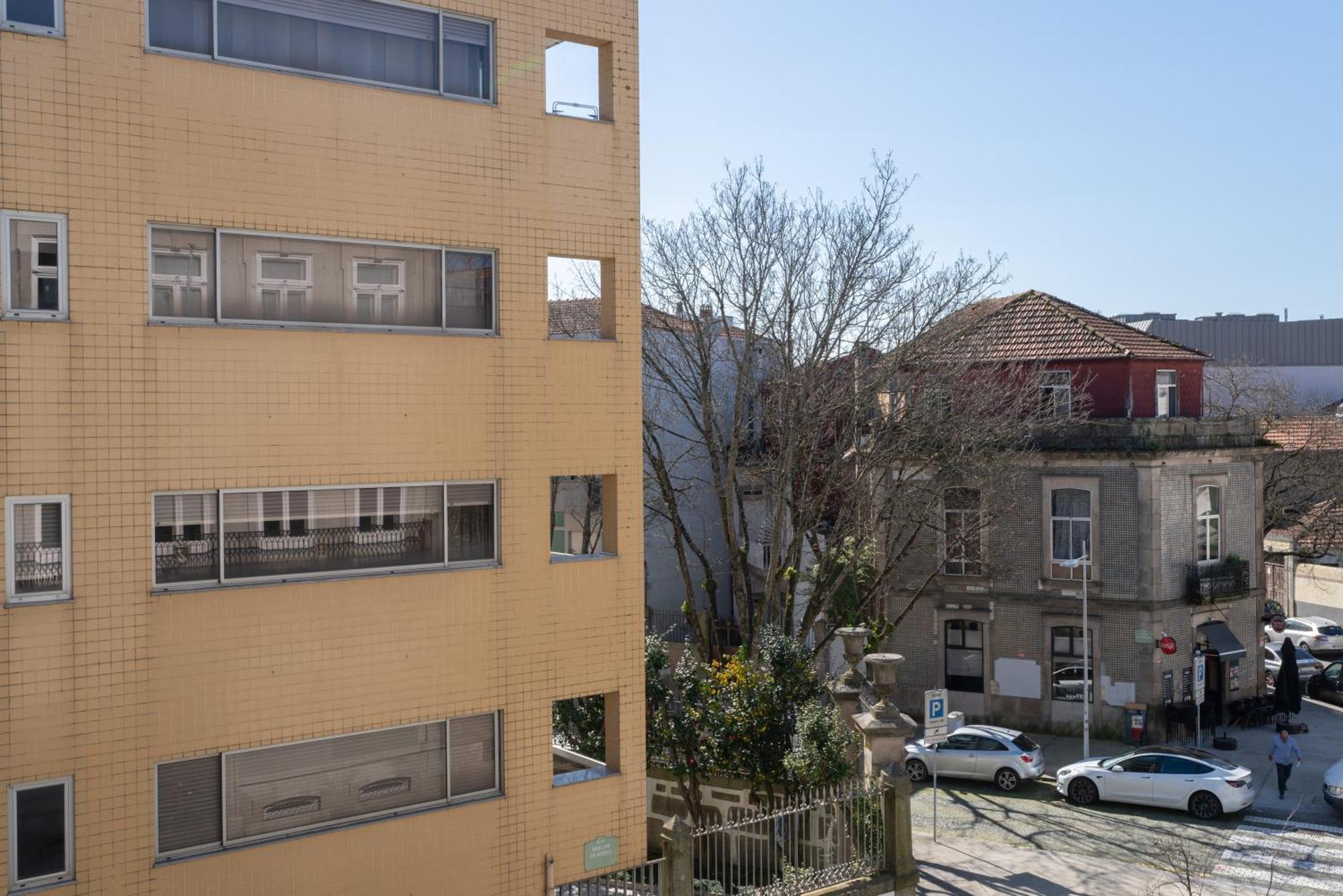 Central Cozy Stay 2 Ac Near Metro OOporto Exteriör bild